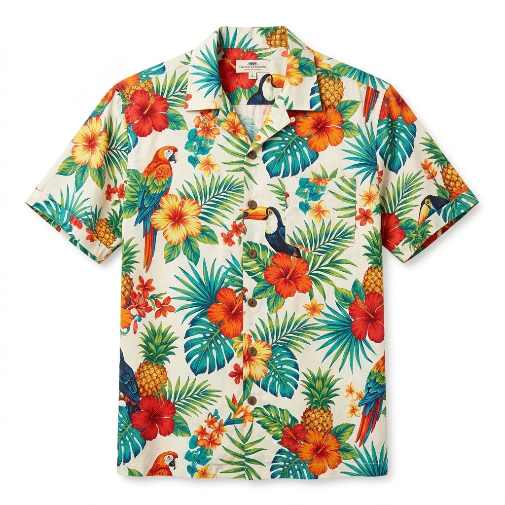 Hawaiiskjorta XL